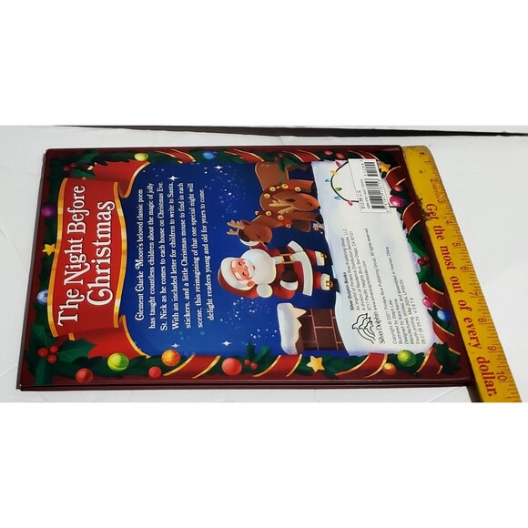 The Night Before Christmas Hardcover Book w/ Santa Letter & Bonus Stickers Gift - Picture 14 of 15